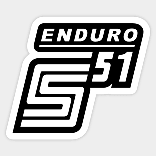 S51 Enduro logo Sticker